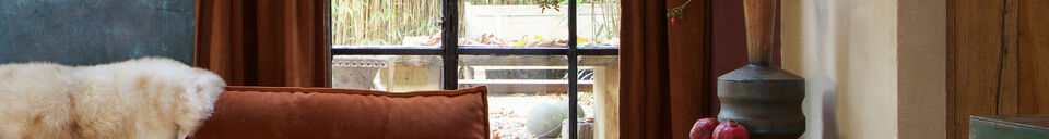 Material Details 3-Seater Sofa Velvet Rust Rodeo