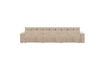 Miniature 3-seater sofa vintage fabric Nougat SECOND DATE 2