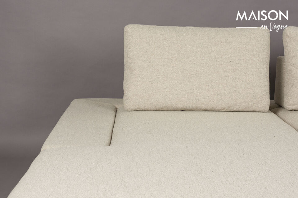 This allows you to place the individual elements exactly as you wish and create a different sofa