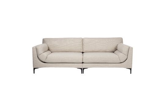 Schauen Sie die Produktbeschreibung an 3-Sitzer-Sofa aus beigem Stoff Balcony 3-Sitzer-Sofa aus beigem Stoff Balcony