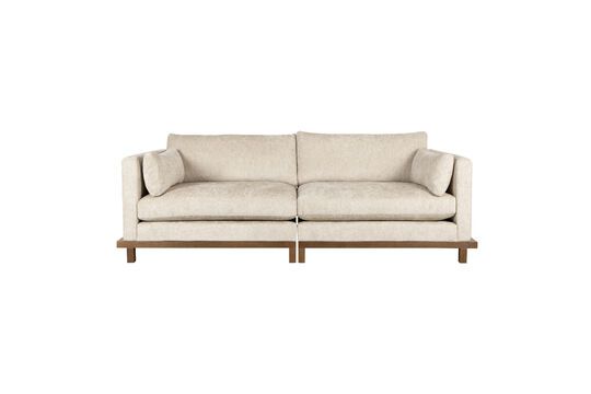 3-Sitzer-Sofa aus beigem Stoff Blossom