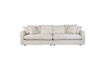 Miniaturansicht 3-Sitzer-Sofa aus cremefarbenem Stoff Sense 1