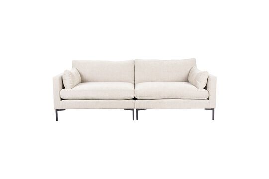 3-Sitzer Sofa aus cremefarbenem Stoff Summer