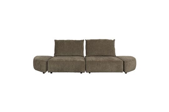 3-Sitzer-Sofa aus grünem Stoff Hunter