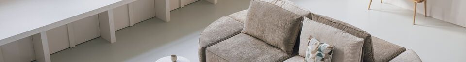 Materialbeschreibung 3-Sitzer-Sofa aus grünem Stoff Hunter