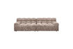 Miniaturansicht 3-Sitzer Sofa Gewebe Braun Melange ALLURE 1
