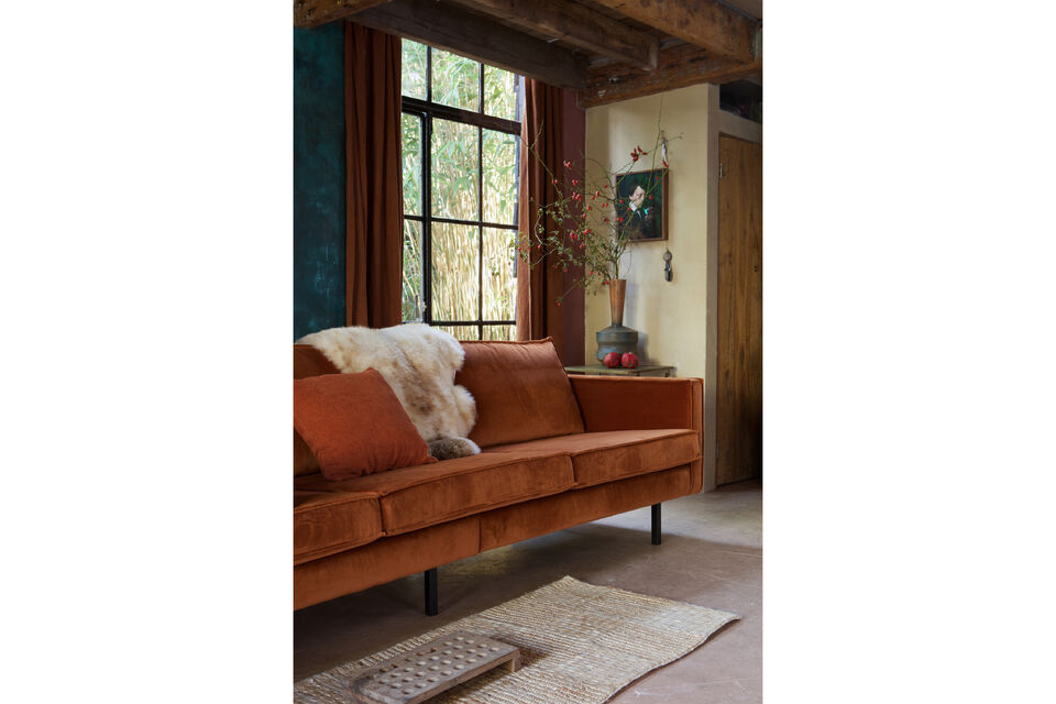 Modernes und zeitgemäßes Design Teil der berühmten Rodeo-Serie Bezogen mit luxuriösem Samt (100