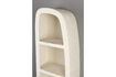 Miniature 3-tier wall shelf in beige marble Veda 3
