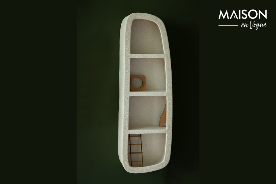 The tables and accessories have been given organic shapes