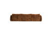 Miniatuur 3-zits bank 3D chenille middenbruin BAGGY 4