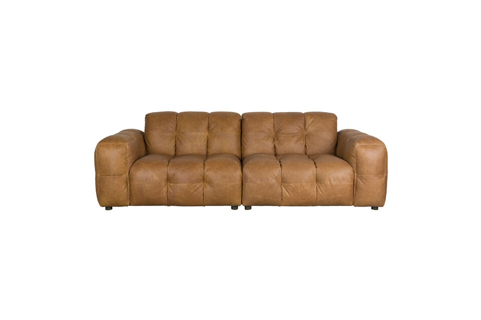 3-zits bank leer cognac Hackman DutchBone