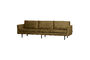 Miniatuur 3-zits bank structuur velvet brass Rodeo Productfoto