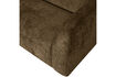 Miniatuur 3-zits bank structuur velvet messing Sloping 4