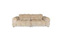 Miniatuur 3-zits beige fluwelen bank Hackman Productfoto