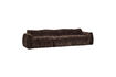Miniatuur 3-zitsbank 3D Chenille Donkerbruin BAGGY 4