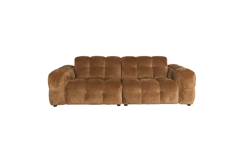 3-zitsbank in cognac velours Hackman DutchBone