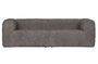 Miniatuur 3-zitsbank in taupe Bean stof Productfoto