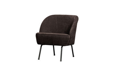 3D Chenille Fauteuil Donkerbruin Vogue