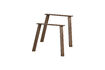 Miniature 4-Position Table Leg Oak Cashmere Brown Set of 2 Haarlem 1
