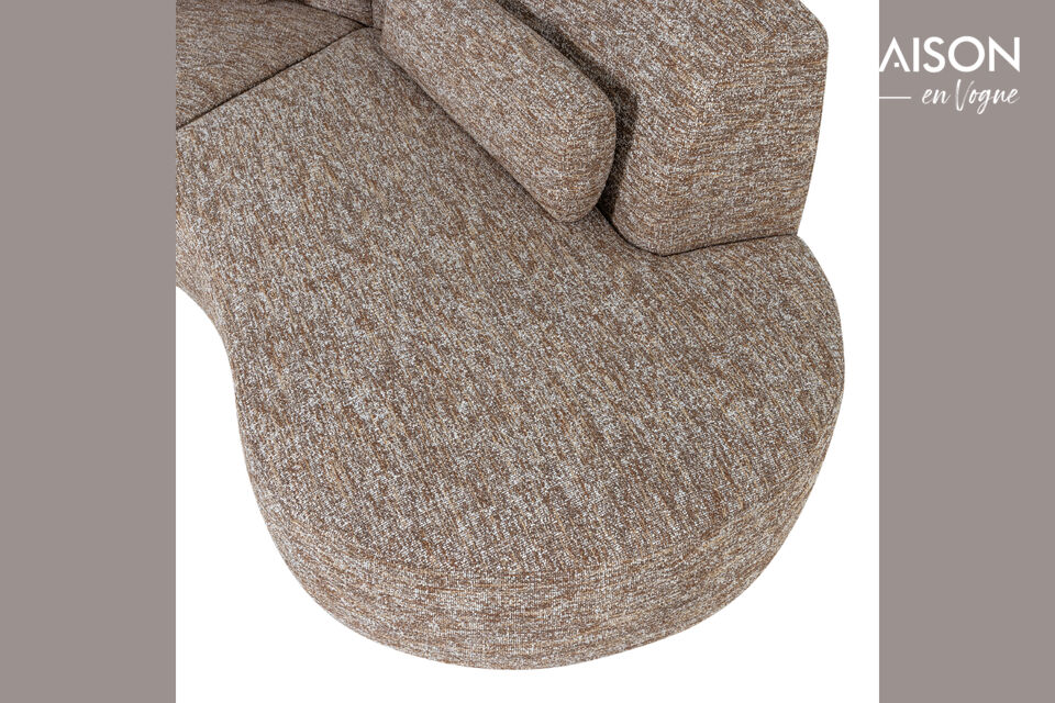 Material Our Benson is a woven fabric with a melange effect