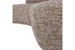 Miniature 4-Seater Half Round Sofa Light Brown Melange BATAVIER 7