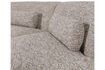 Miniature 4-Seater Half Round Sofa Sand Melange Fabric Batavier 6