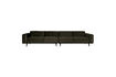 Miniature 4-Seater Sofa XL 372 cm Velvet Green Statement 2