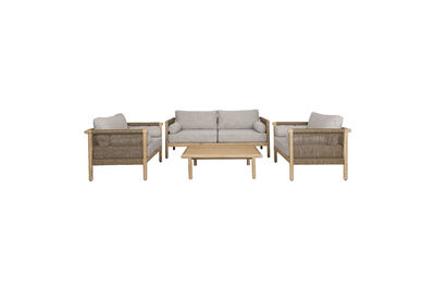 4-Sitzer Gartenmöbel-Set aus Akazienholz beige Oasis