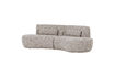 Miniaturansicht 4-Sitzer Halbrundes Sofa Sand Melange Stoff Batavier 1