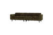 Miniaturansicht 4-Sitzer Sofa 280 cm Rippstoff warmes Grün STATEMENT 2