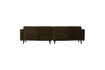 Miniaturansicht 4-Sitzer Sofa 280 cm Rippstoff warmes Grün STATEMENT 3
