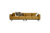 Miniaturansicht 4-Sitzer Sofa 280 cm Samt honiggelb Statement 5