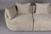 Miniatuur 4,5-zits bank in beige stof Rocca 8