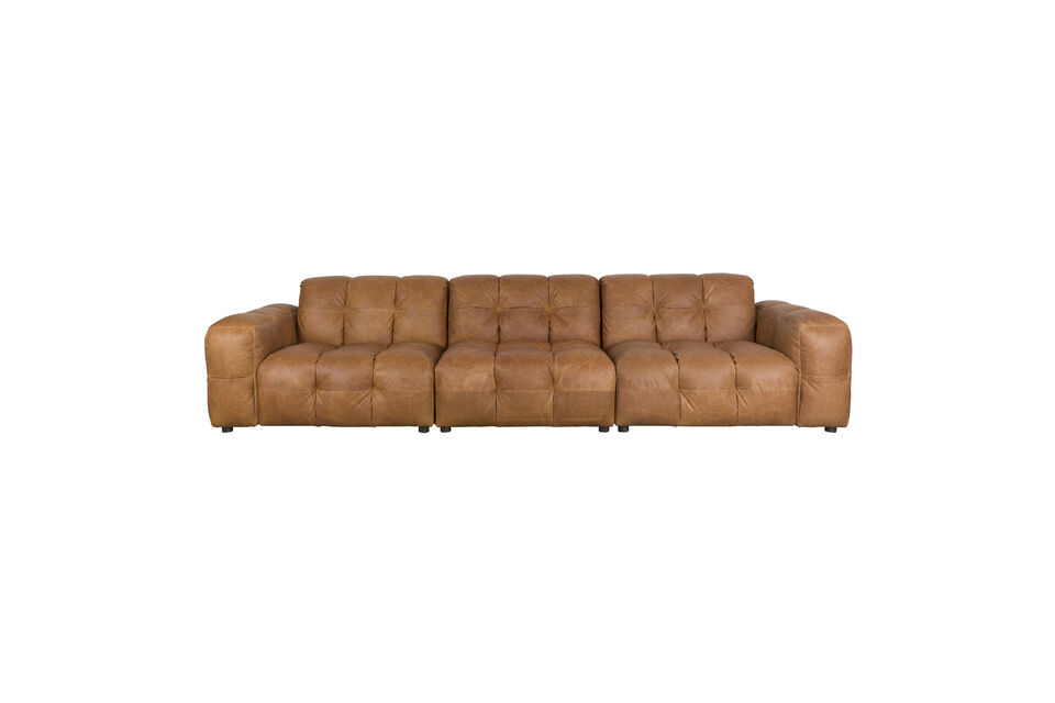 4,5-zits bank van leer cognac Hackman DutchBone