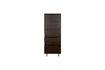 Miniature 5-drawer chest in brown acacia veneer Elroy 1