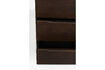 Miniature 5-drawer chest in brown acacia veneer Elroy 4