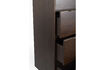 Miniature 5-drawer chest in brown acacia veneer Elroy 5