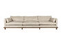 Miniatuur 5-zitsbank van beige stof Blossom Productfoto