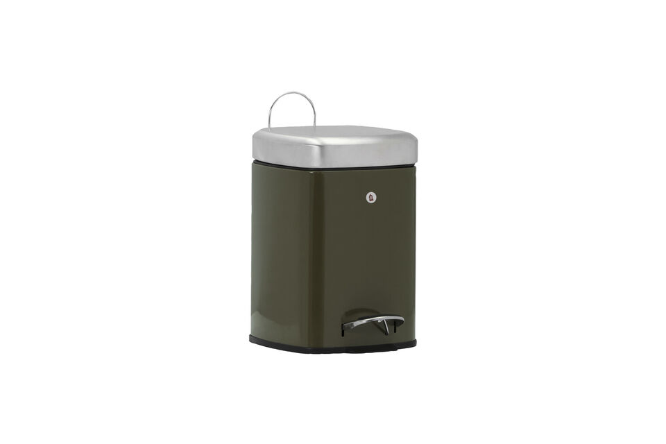 6 L Steel Bin Deep Green HDSort House Doctor