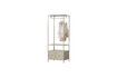 Miniature 70 cm open wardrobe in sand metal Ferris 4