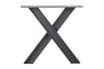 72x79x10 zwart metalen voet Tablo