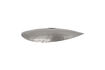 Miniature Abat-jour plat en fer argent brossé HDHatt 1
