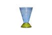 Miniature Abyss blue and green glass vase 4