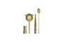 Miniature Accessoires de bar lot de 4 acier laiton antique HDKett Détouré