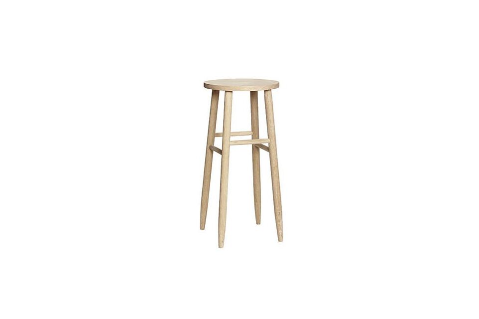 Acorn light wood bar stool Hübsch