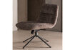 Miniature Adjustable Swivel Armchair 82x73 cm Woolly Brown Soren 2