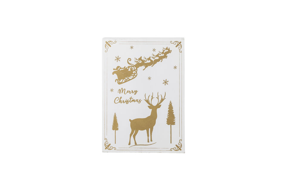 De Elimar kalender van Bloomingville is ontworpen als een charmant wintertafereel versierd met