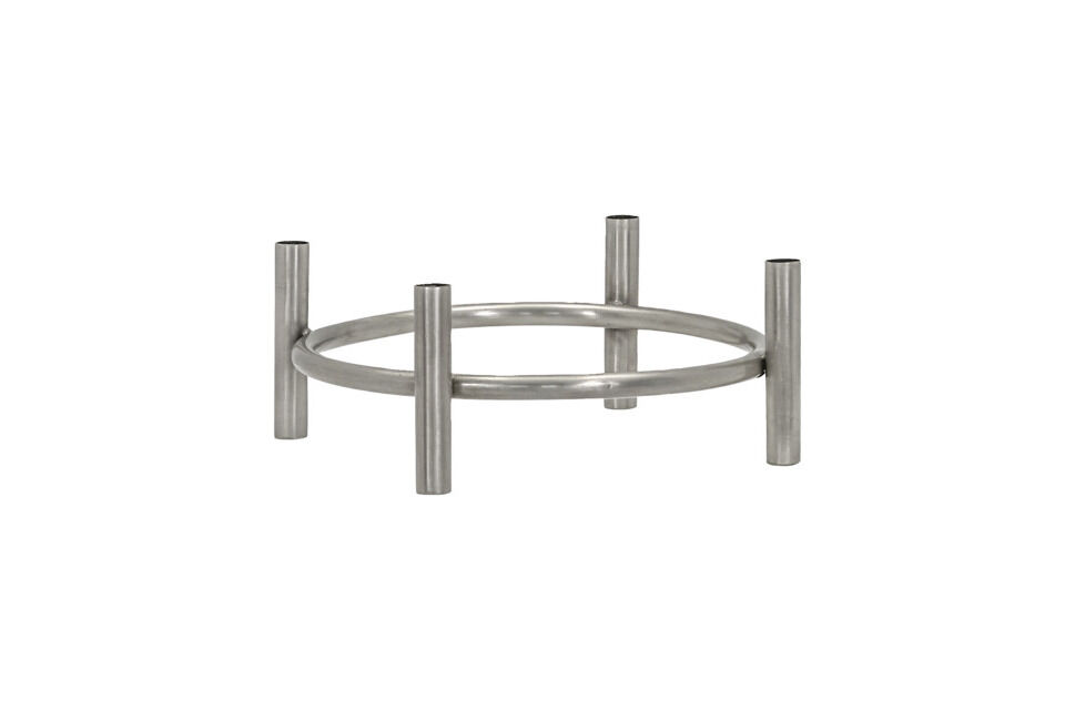 Adventskerzenhalter Ø30 cm Eisen Antiksilber Advent House Doctor