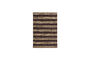 Miniatura Alfombra 130 x 85 cm Yute Marrón y Natural HDBlock Clipped