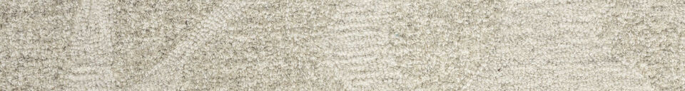 Descriptivo Materiales Alfombra 160x230 cm en lana blanca Forms